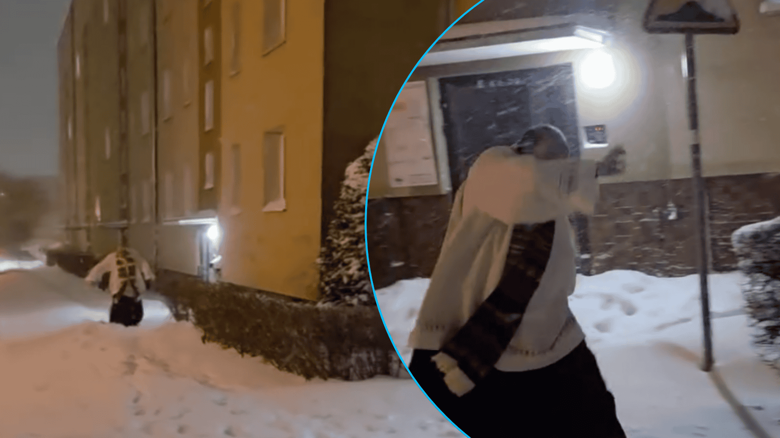 Nagrali szamana podczas kolędy. Wideo z polskiego miasta podbija sieć