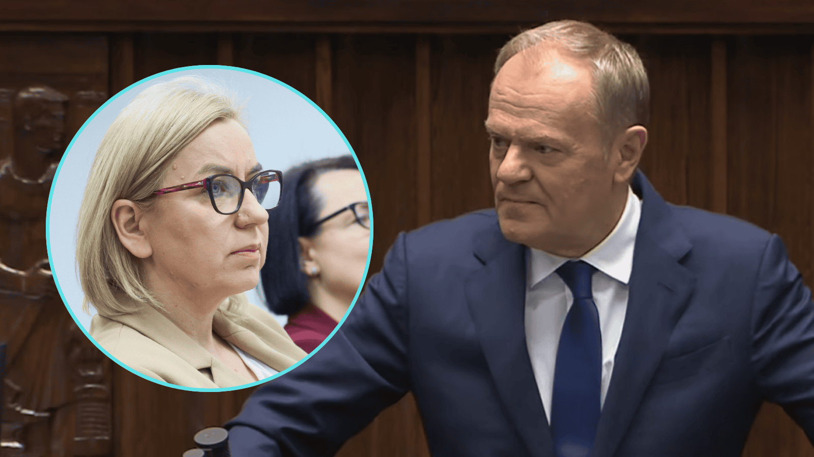 Wotum nieufności ws. ministry Hennig-Kloski. Donald Tusk zabrał głos w Sejmie