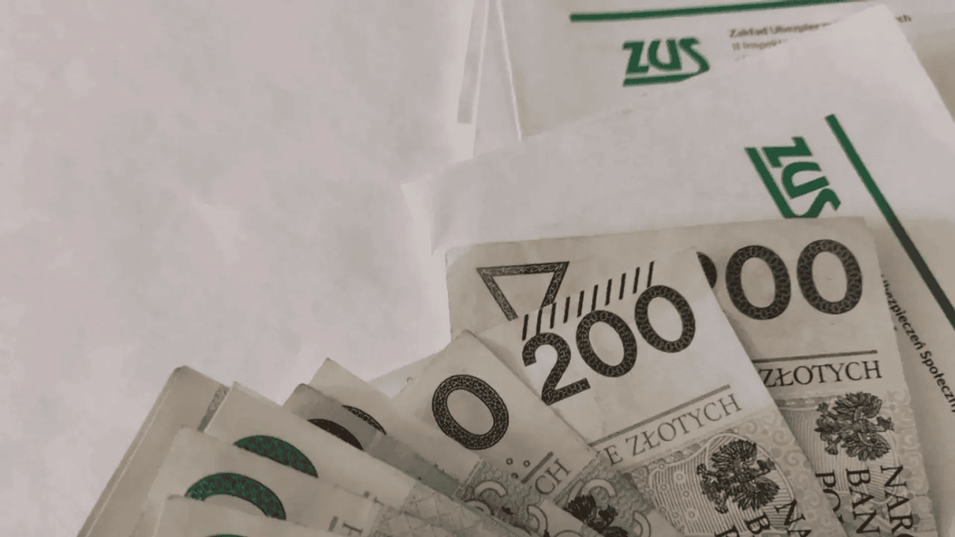 Pieniądze z ZUS
