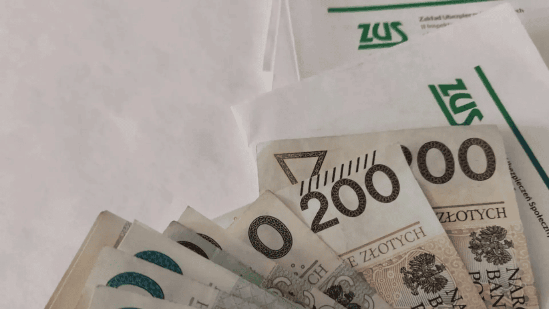 Pieniądze z ZUS