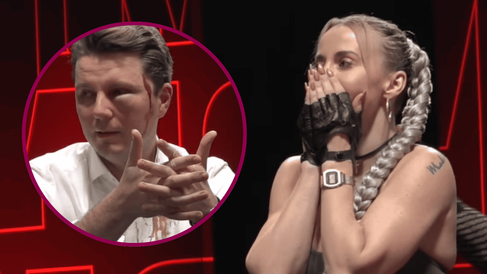 Ekspartner Schreiber pobity na wizji. Próbowała go ratować