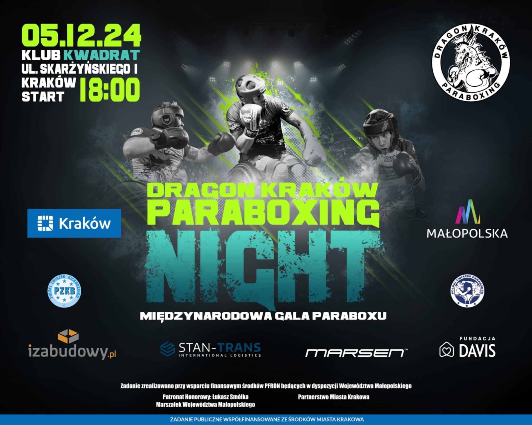 Plakat Gali Paraboxing Night