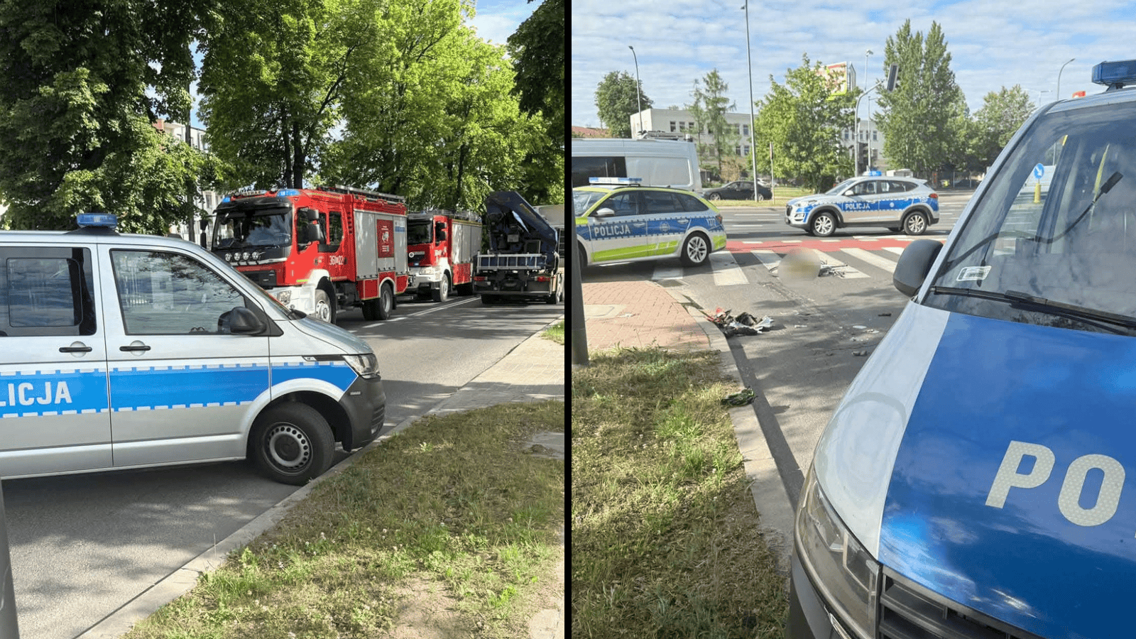 Wypadek w Płocku