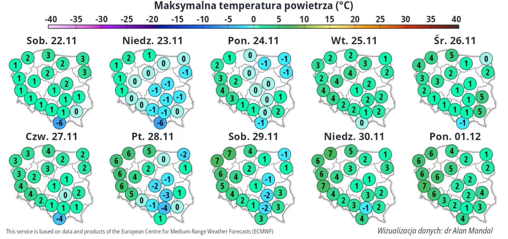 Prognoza pogody. Nawet minus 10 stopni i mocny śnieg