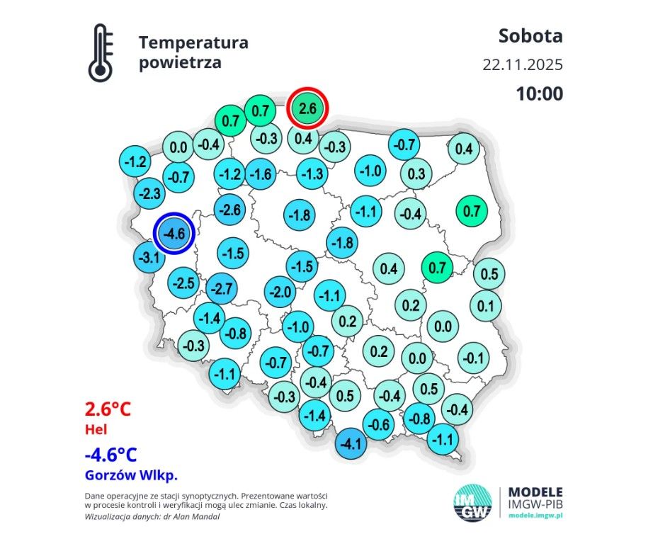 Prognoza pogody. Nawet minus 10 stopni i mocny śnieg