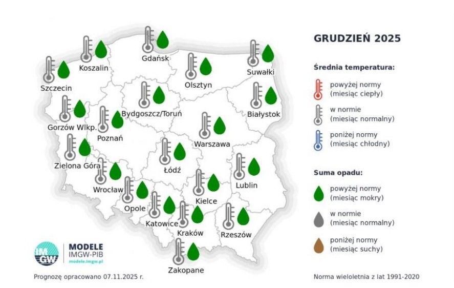 Pogoda na Boże Narodzenie 2025. Wiadomo, czy będą białe święta