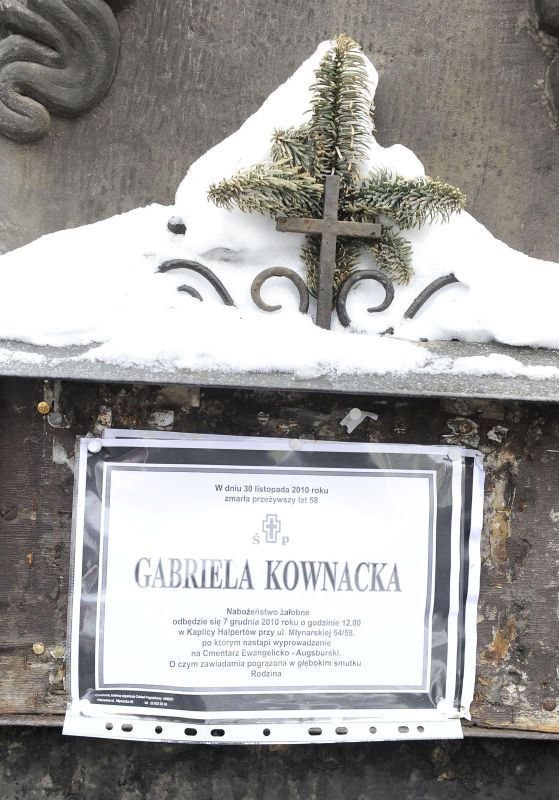 Pogrzeb Gabrieli Kownackiej