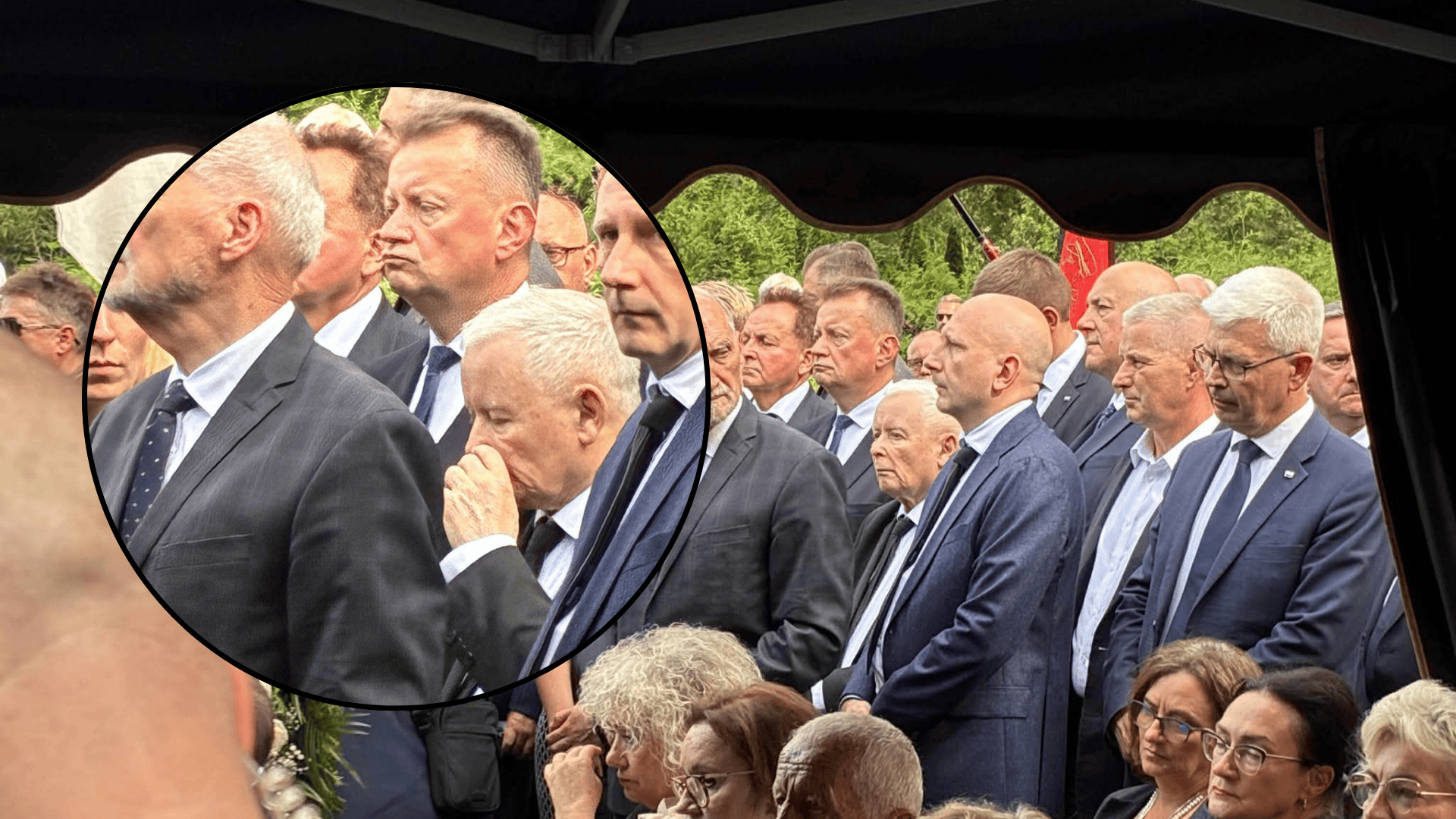 Tak Kaczyński pożegnał matkę Morawieckiego. Łamiące serce sceny nad grobem
