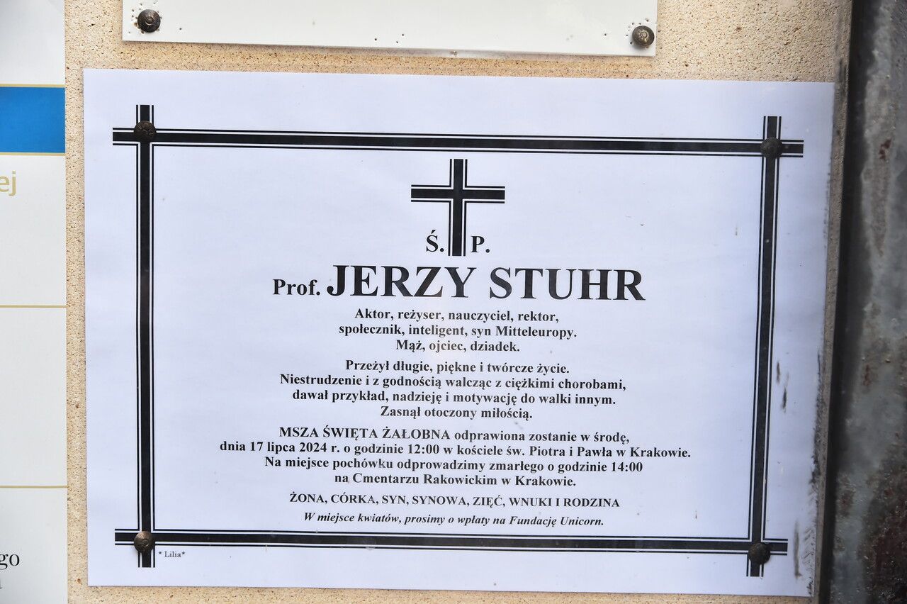 Pogrzeb Jerzego Stuhra, fot. KAPiF