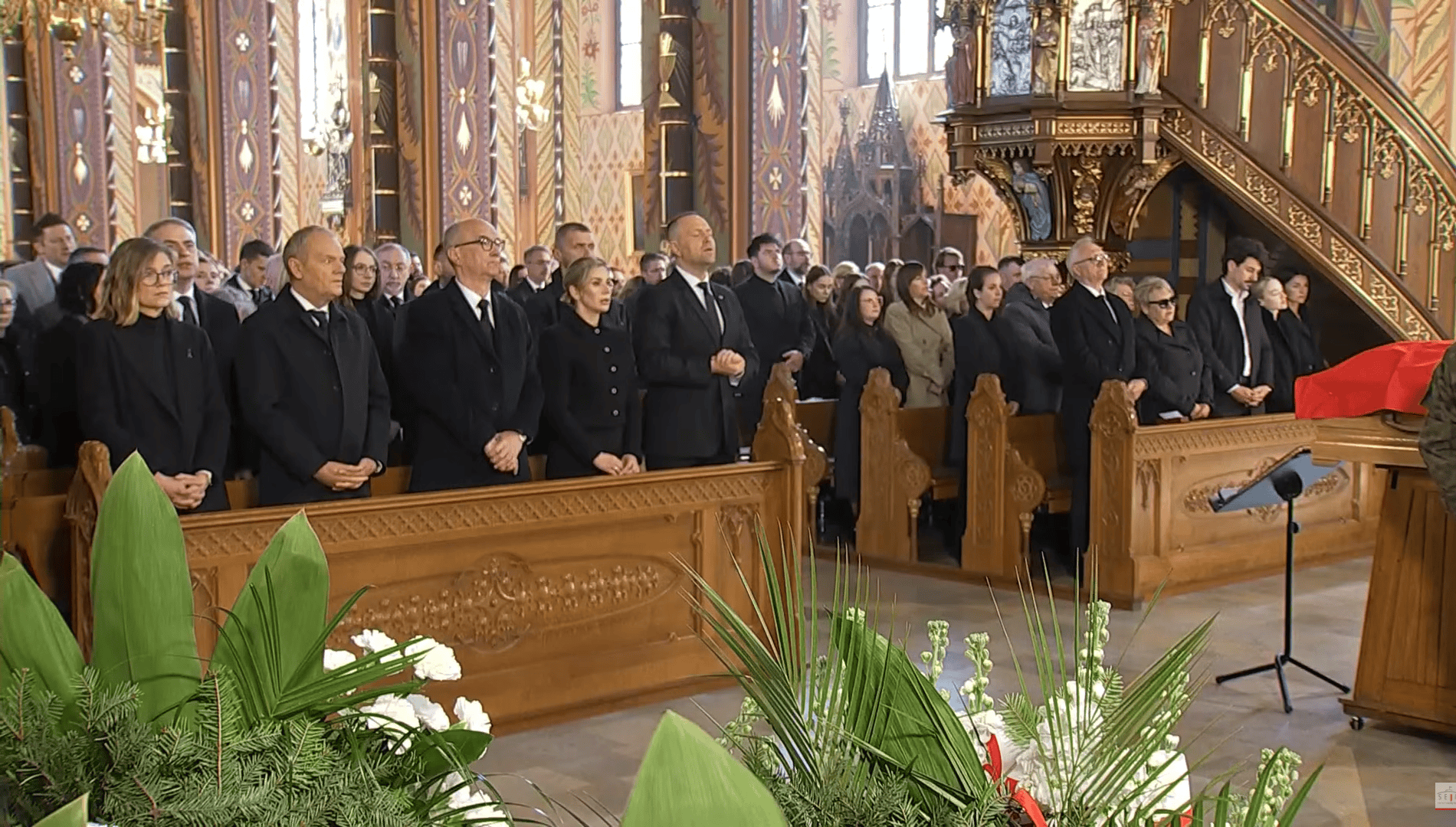 Pogrzeb Łukasza Litewki. Pojawiła się Marta Nawrocka