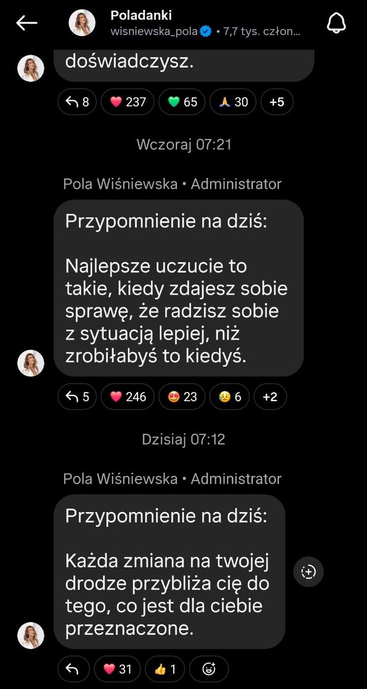 Była 7:12, gdy Pola Wiśniewska przerwała milczenie. Padły niezwykłe słowa o "zmianie". Wymowne?