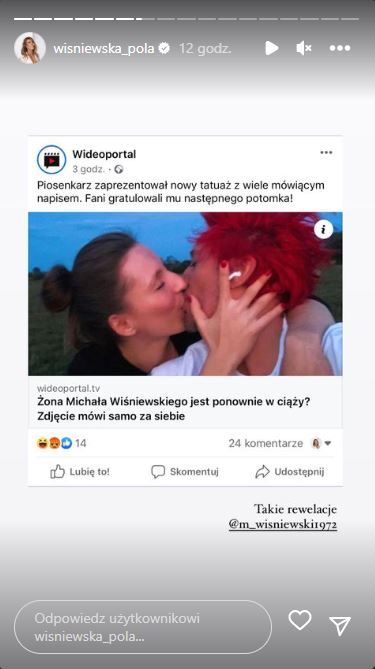 Pola Wiśniewska reaguje na doniesienia o jej kolejnej ciąży.JPG