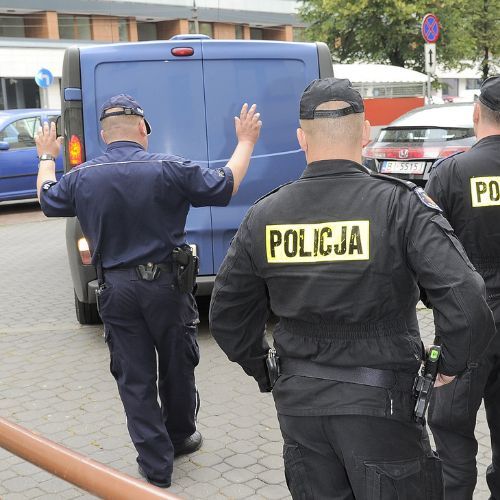 Policjanci podczas interwencji