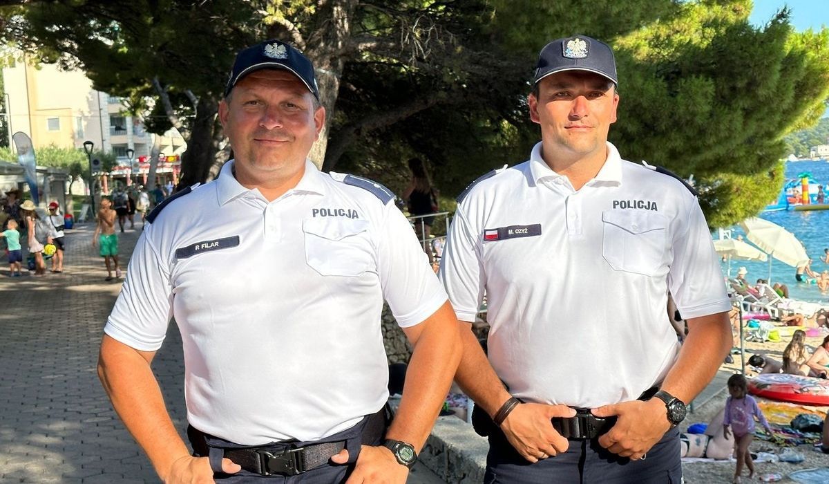 Polscy policjanci w Chorwacji