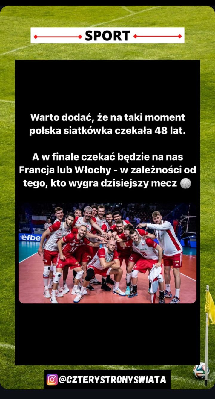 Polscy siatkarze na Igrzyskach Olimpijskich, fot. Instagram