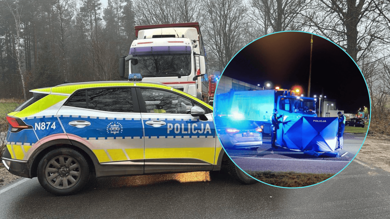 Rano panował jeszcze mrok, kiedy doszło do tragedii. Nie żyją dwie osoby