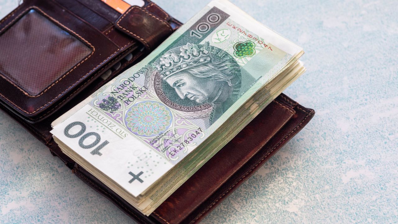 Portfel banknoty
