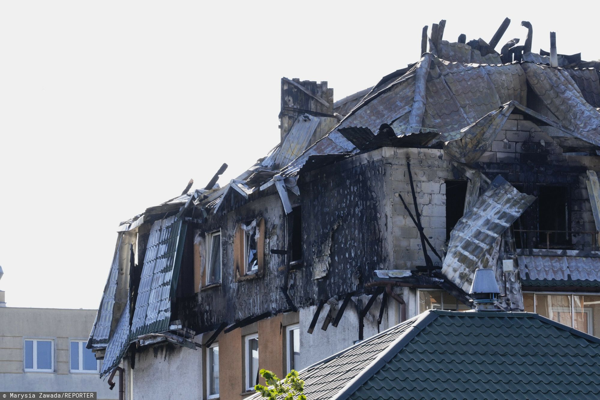 Pożar w Ząbkach. Znany dziennikarz stracił cały dorobek życia. Opowiedział o horrorze, jaki przeżył