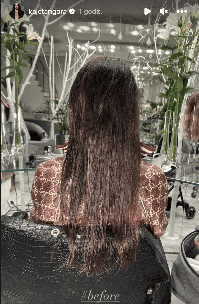 Prawdziwe włosy Moniki Pietrasińskiej, fot. Instagram