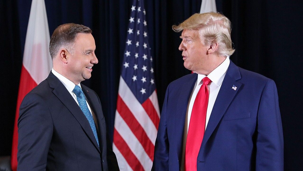 Andrzej Duda i Donald Trump