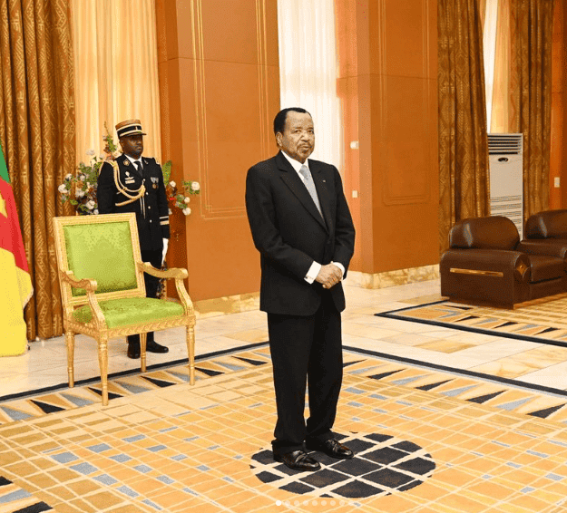 Prezydent Kamerunu, Paul Biya, fot. Instagram