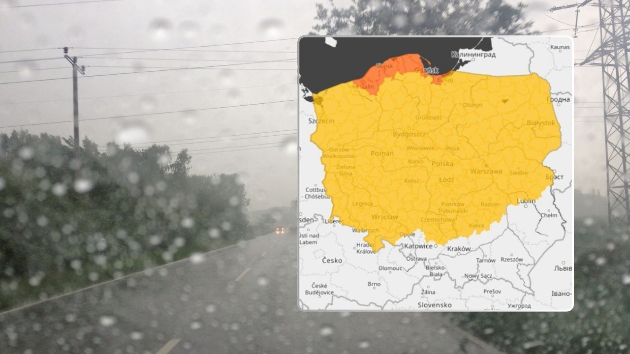 Pół Polski na pomarańczowo. IMGW ostrzega przed pogodowym armagedonem