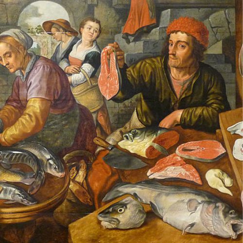 Joachim Beuckelaer, Targ rybny