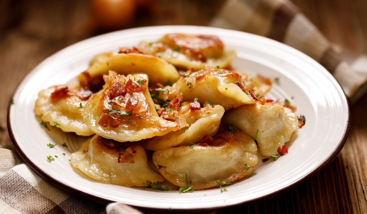 Moja mama robi pierogi z mięsem mielonym. Lepszych nie ma w restauracjach