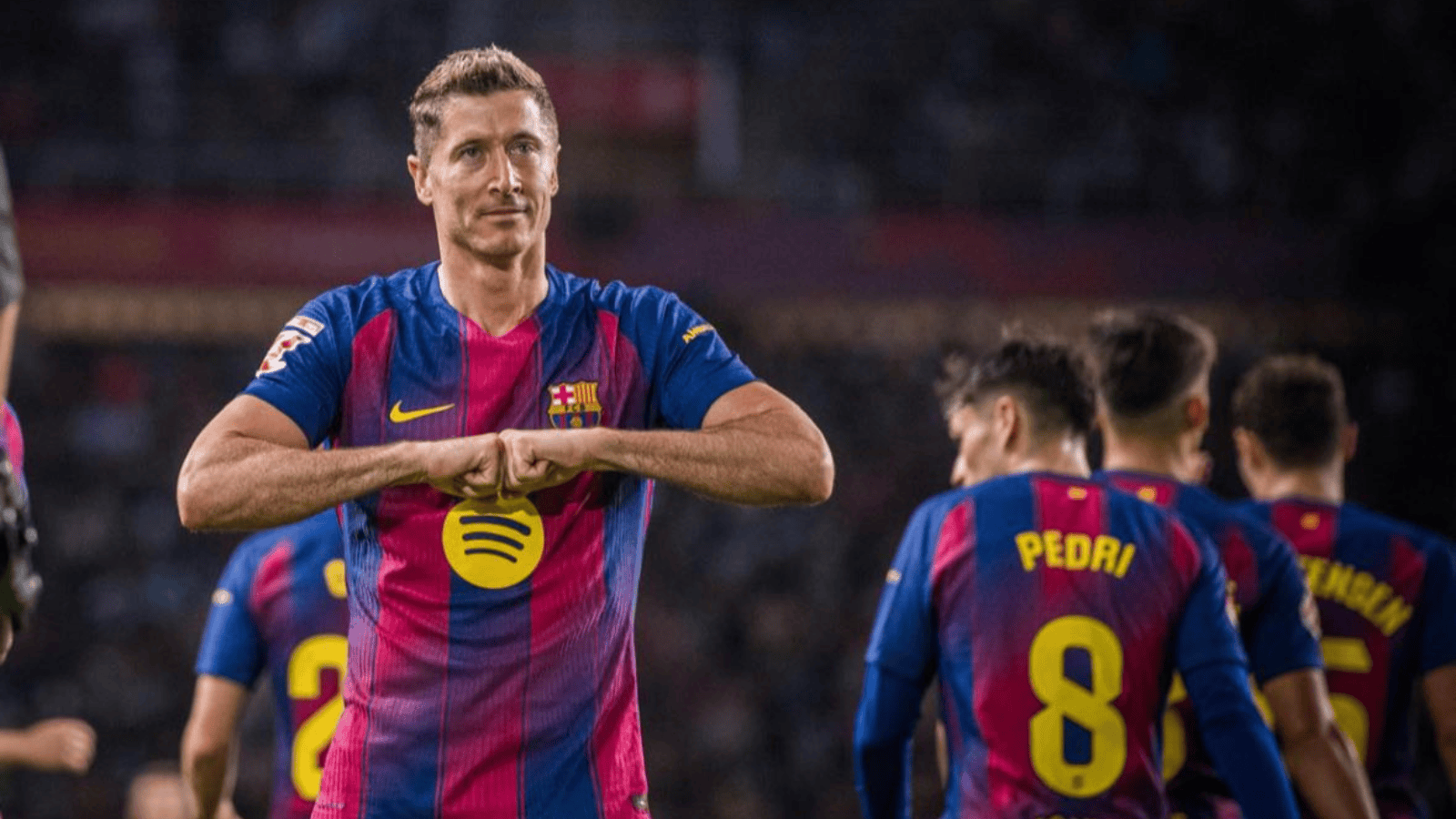 Robert Lewandowski strzelił pierwszego gola na nowym Camp Nou
