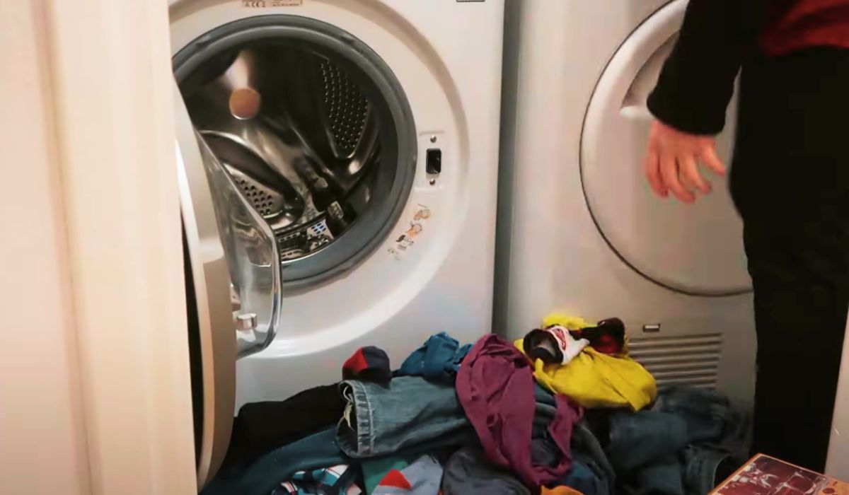 pranie brudnych ubrań
