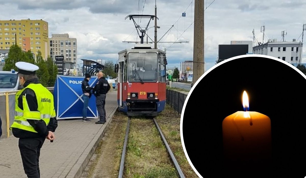 wypadek tramwaj świeczka