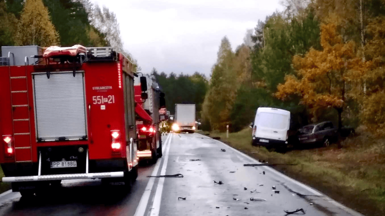 Karambol na polskiej trasie, wielu rannych. Przesądził fatalny błąd, droga kompletnie zablokowana