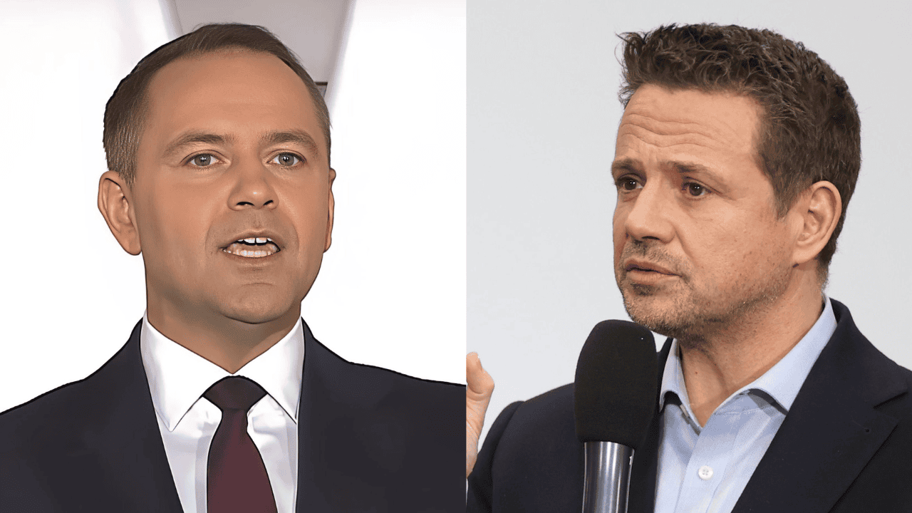 Karol Nawrocki i Rafał Trzaskowski