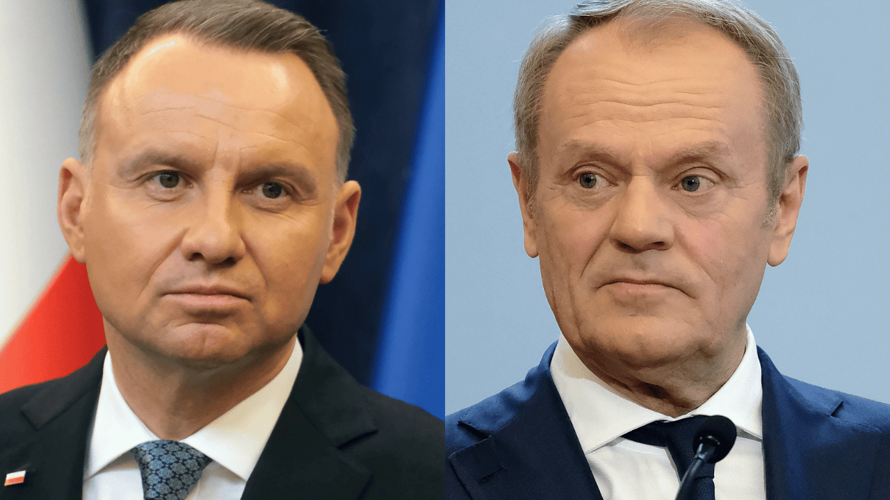 Andrzej Duda i Donald Tusk