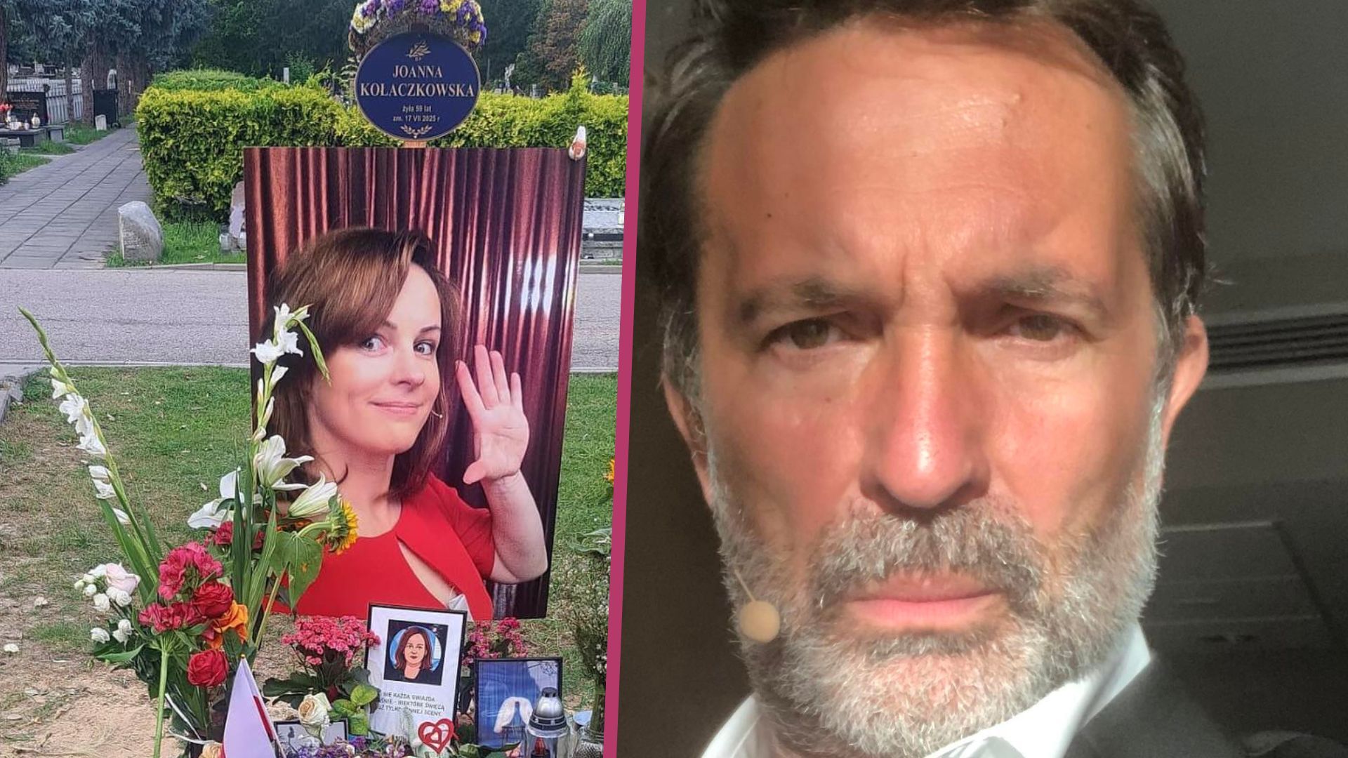 Kamys pokazał grób Kołaczkowskiej i zaapelował do żałobników. Ma ogromną prośbę