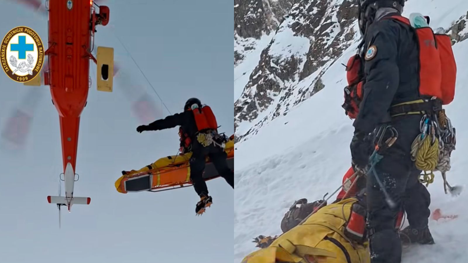 akcja ratunkowa w Tatrach