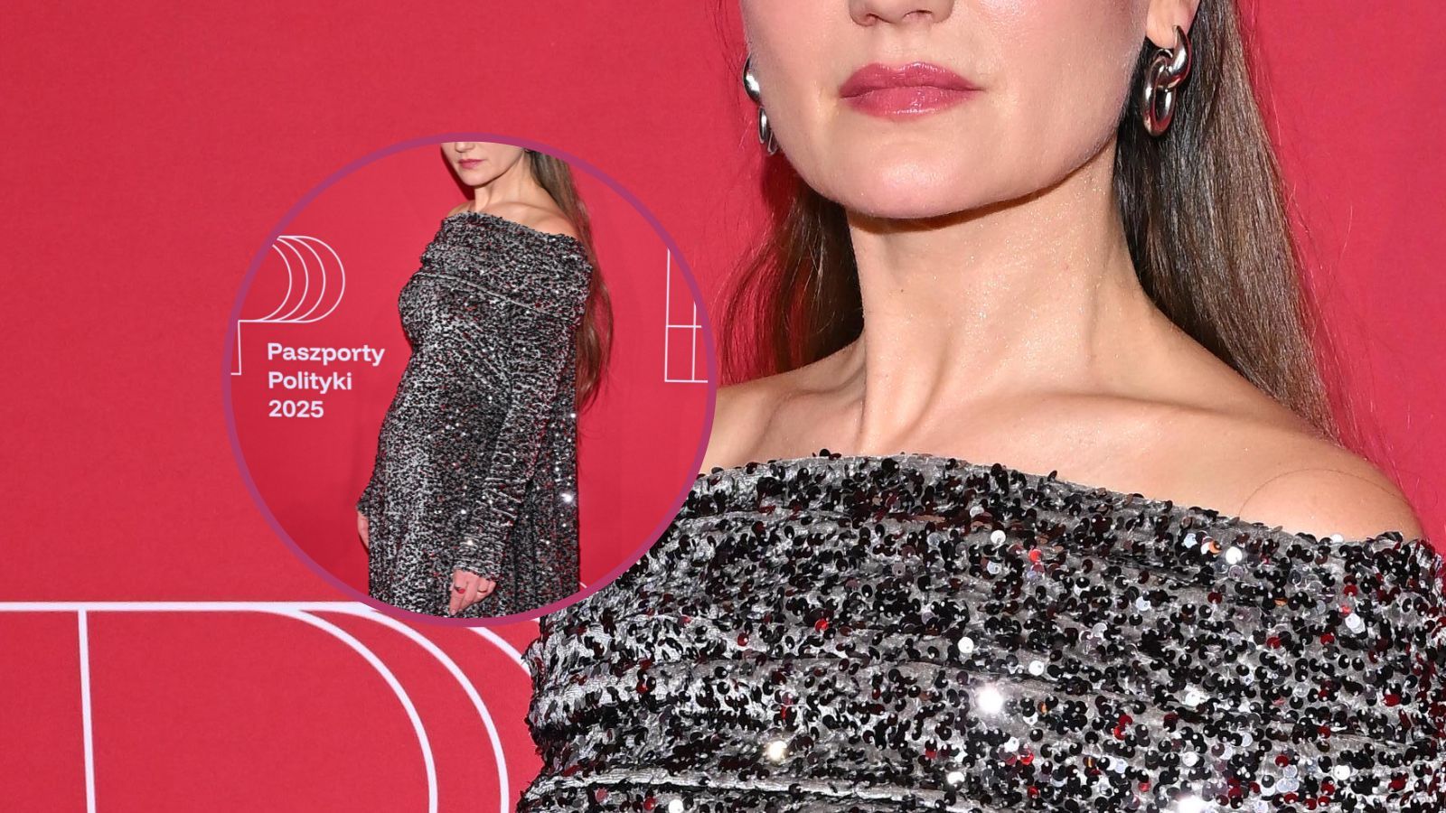 Uwielbiana gwiazda zaprezentowała ciążowy brzuszek na gali Paszportów "Polityki"