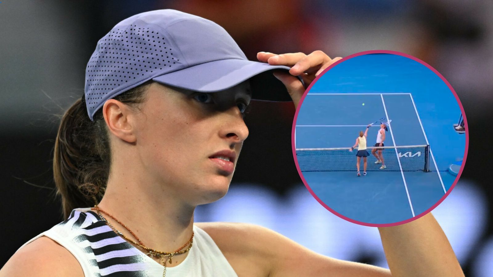 Nietypowe zdarzenie pod siatką w meczu Igi Świątek podczas Australian Open. Rywalka żądała kary dla Polki
