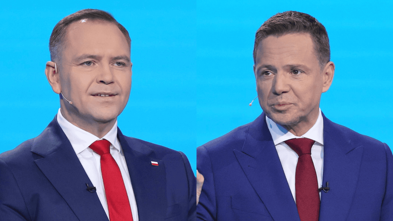 Karol Nawrocki i Rafał Trzaskowski