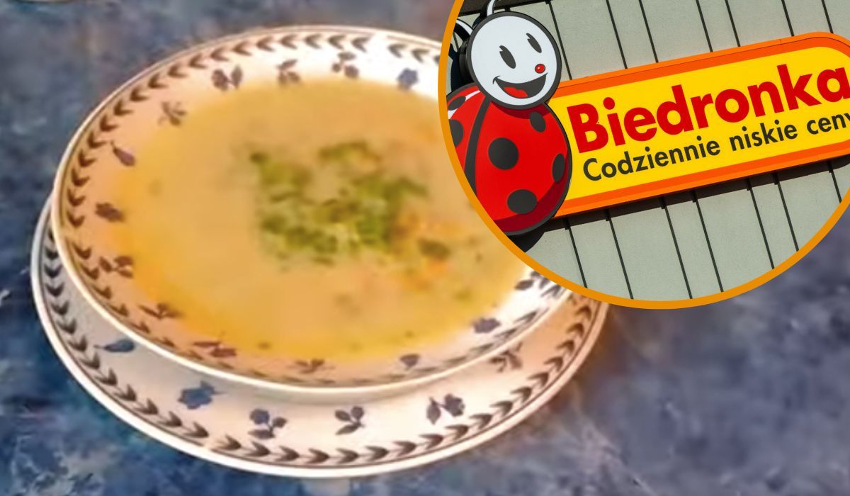 Zupa z mrożonek z Biedronki