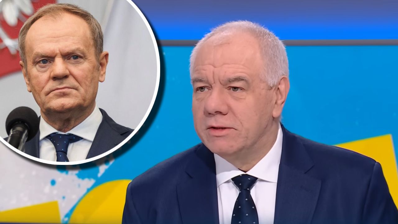 Donald Tusk i Jacek Sasin
