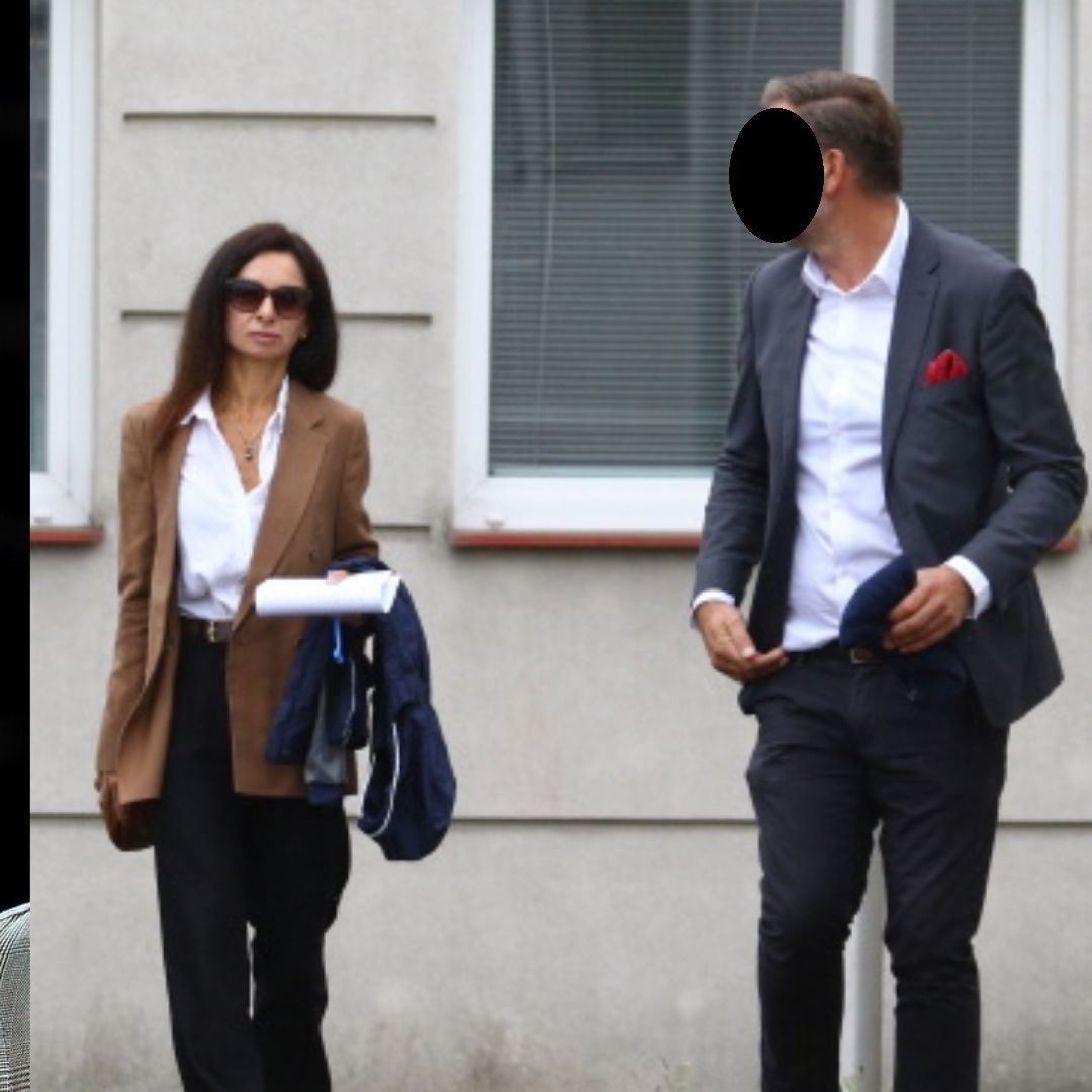 Przyłapaliśmy Martę Kaczyńską z mężem i synem na rozpoczęciu roku szkolnego