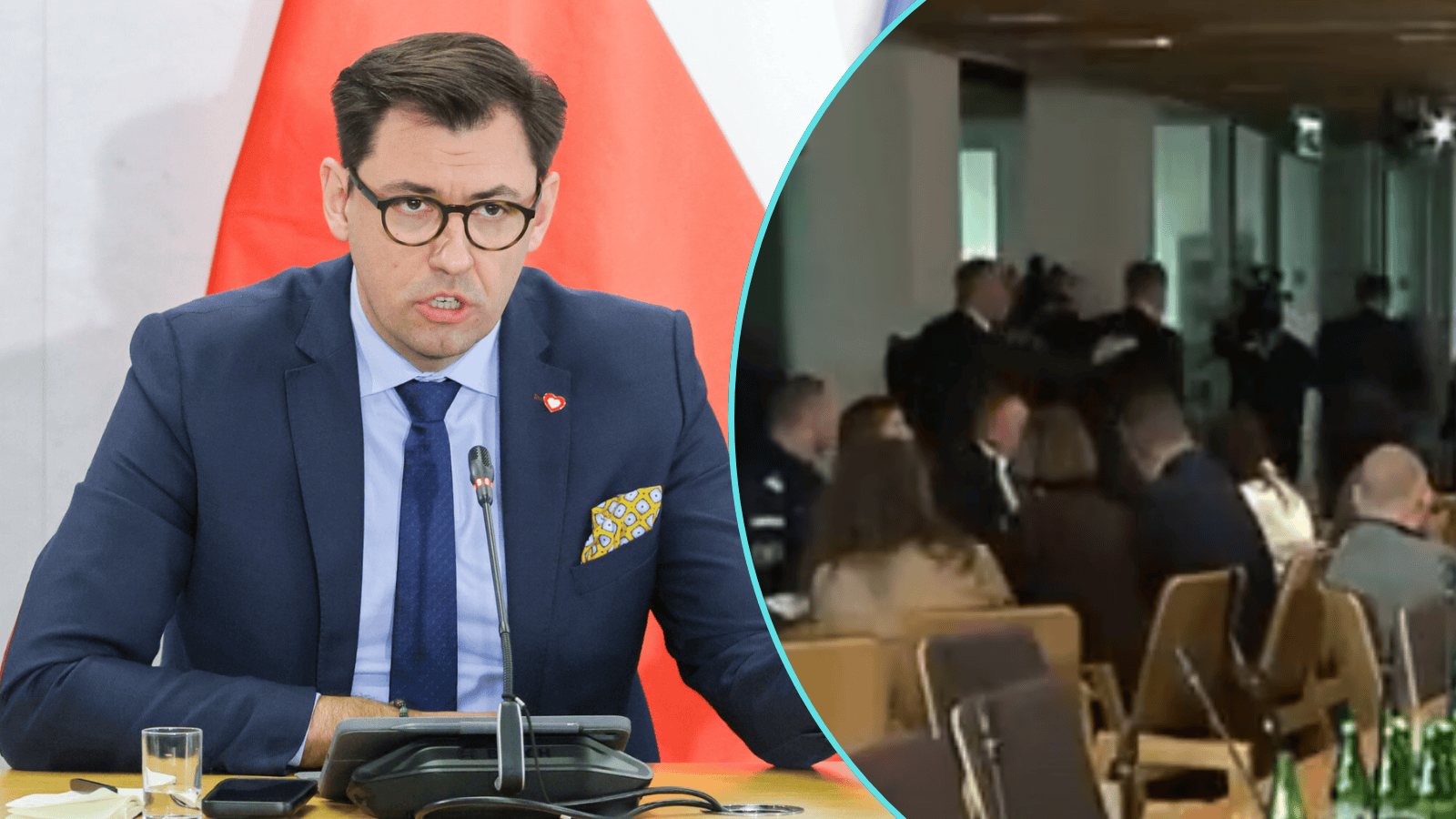 Manifestacyjne wyjście posłów PiS z komisji. "Zdrada narodowa" w tle obrad