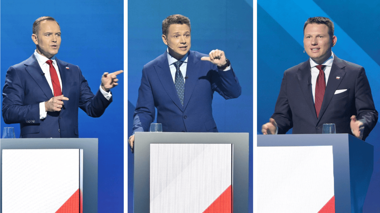 Nawrocki, Trzaskowski, Mentzen