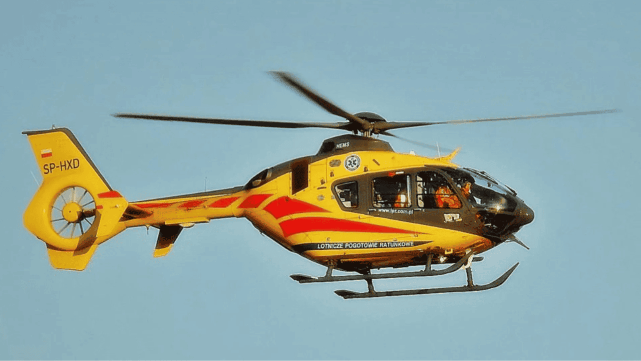 4,5-latek bawił się z siostrą, nagle doszło do dramatycznego wypadku. Lądował śmigłowiec LPR