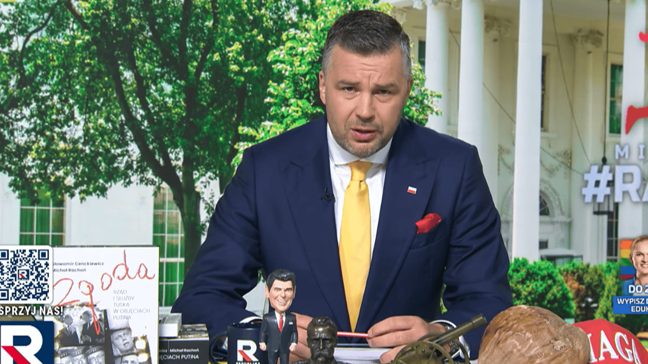 Bulwersująca grafika na ekranie TV Republika. Stacja naprawdę to pokazała