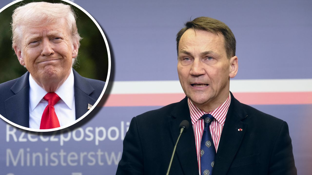 Trump, Sikorski
