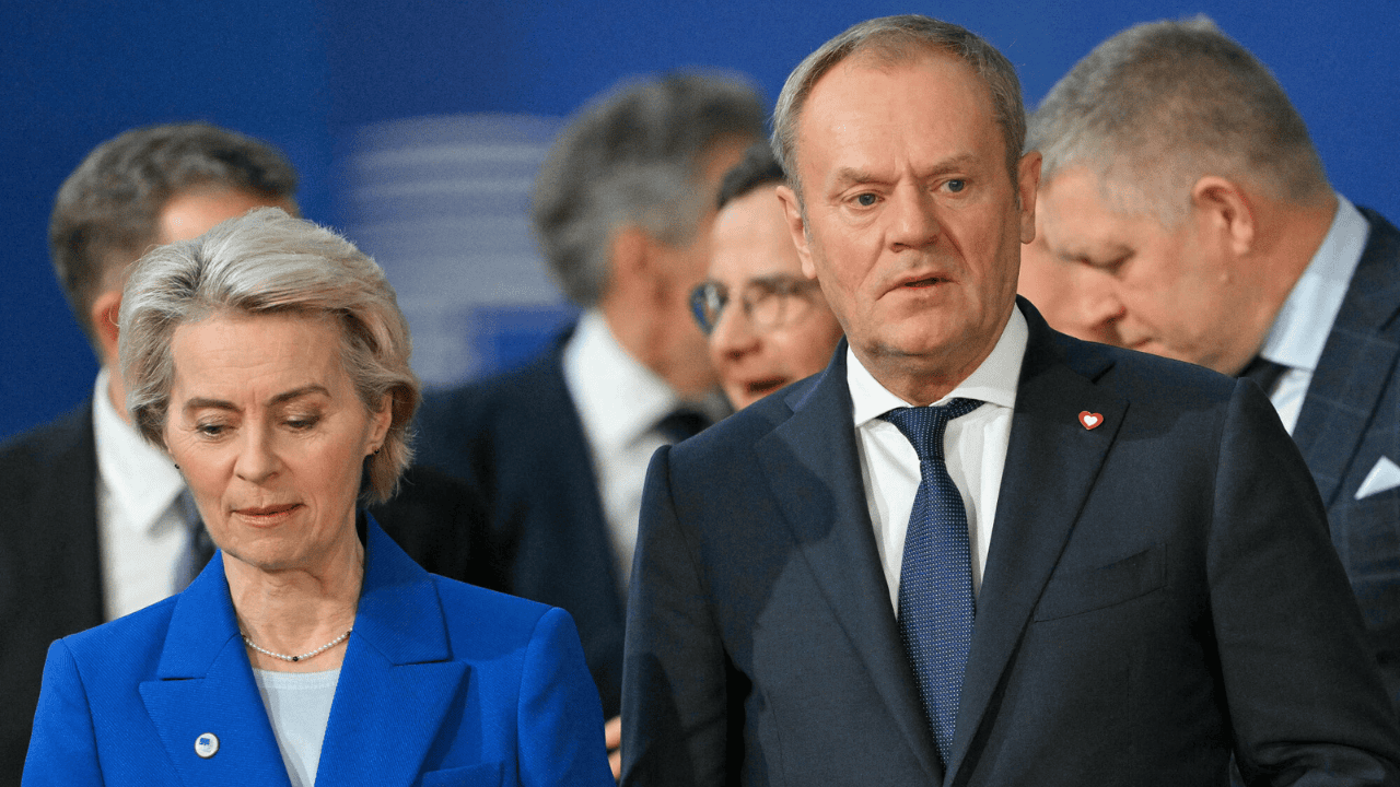 Donald Tusk i Ursula Von der Leyen