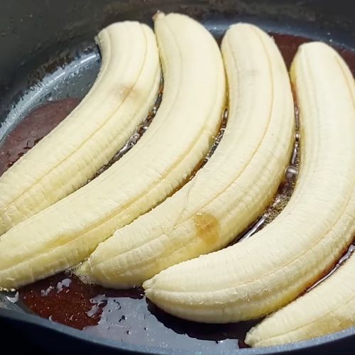 banany smażone w karmelu