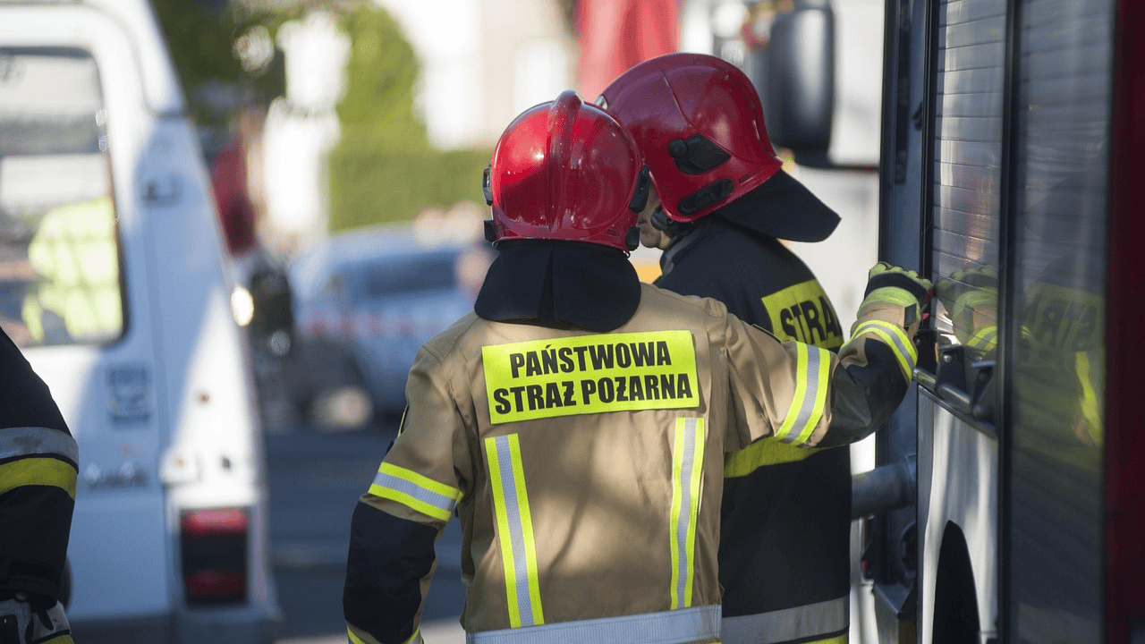 pożar